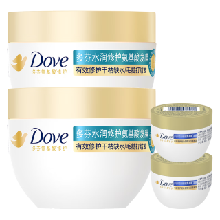 多芬 密集修护小金碗发膜双支装620g 护发素柔顺干枯缺水