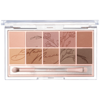 CLIO 珂莱欧（CLIO）十色星沙眼影盘 立体裸妆碎钻亮片清冷氛围珠光哑光 09#草木之恋（全哑光）