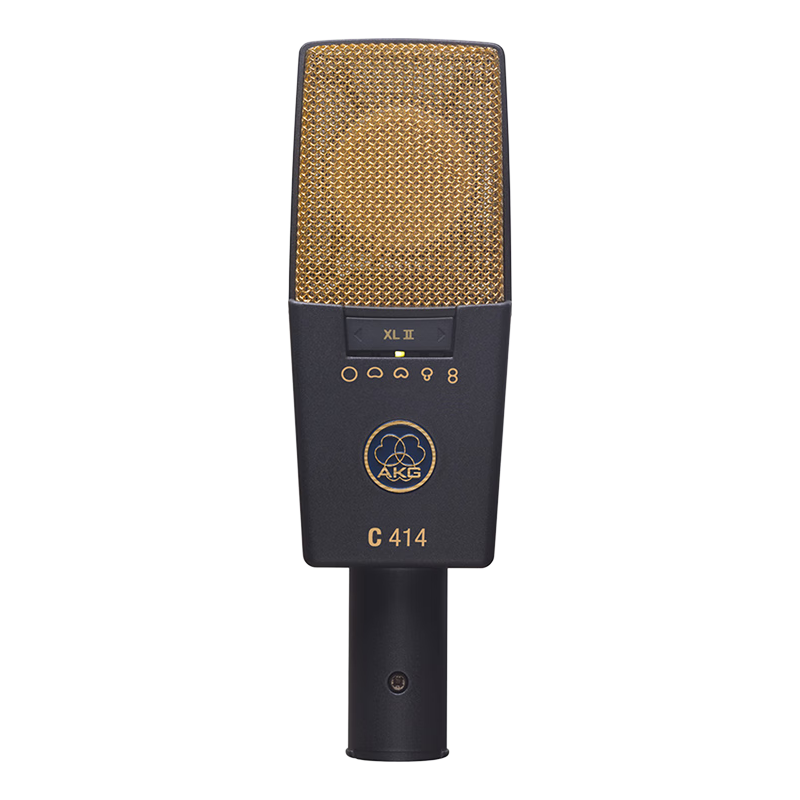 AKG/爱科技 AKG 爱科技 C414XLII XLS专业级大振膜人声录音有线麦克风歌手录音棚电容话筒 C414 XLII