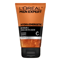 巴黎欧莱雅 控油补水保湿深层清洁 男士洗面奶  100ml