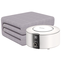 美菱 MELING单人智能遥控自动断电单控水暖毯水暖电热毯1.2*1.8m【除螨排潮】 遥控智能数显1.2*1.8米