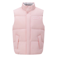 波司登（BOSIDENG）24年轻薄羽绒马甲男女儿童5A抗菌90绒连帽宽松外套T40133510 星云粉1693 160/80