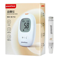 鱼跃血糖试纸710悦准1型医测血糖仪家用独立装测试仪家用糖尿血糖仪 单独血糖仪(不含试纸)