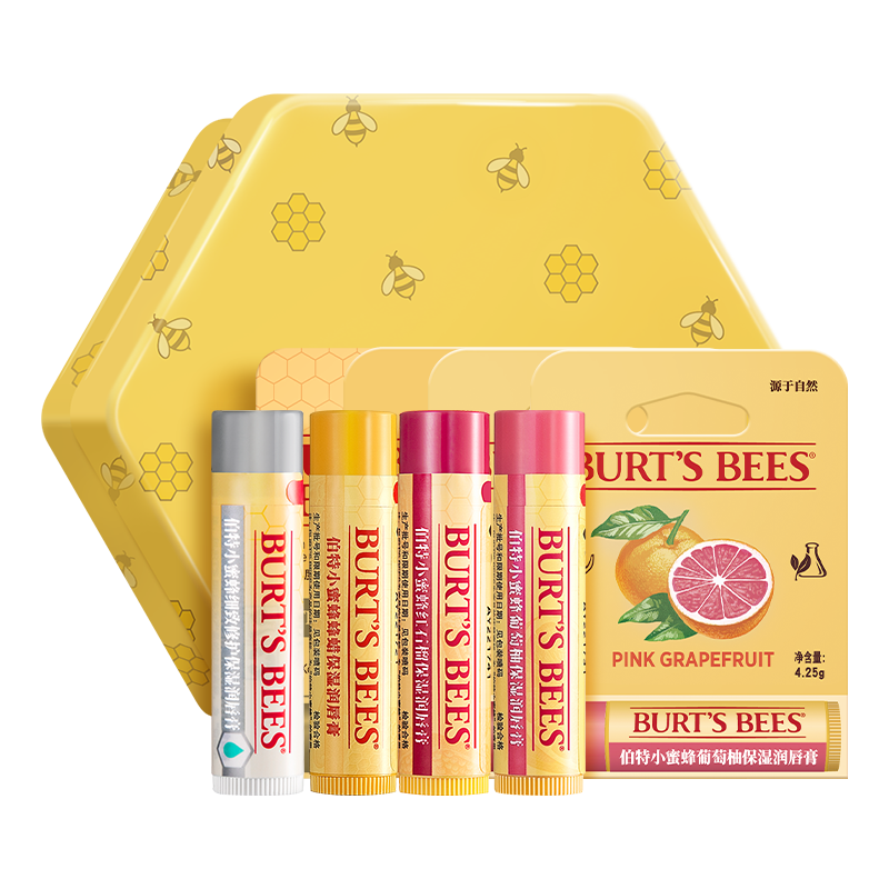  BURT'S BEES/小蜜蜂 天然保湿 润唇膏礼盒