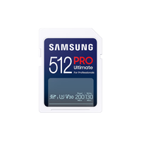 三星（SAMSUNG）512GB SD存储卡Ultimate U3 V30 4K超高清拍摄相机内存卡 sd卡大卡 读速200MB/s写速130MB/s