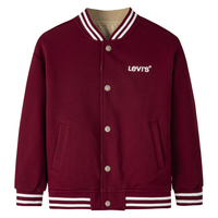 Levi's李维斯童装秋季儿童两面穿夹克男童棒球服外套 草本红 110/56(5)