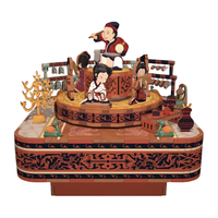 Tonecheer 同趣 汉宫乐×国博衍艺联名八音盒音乐盒手工拼装积木玩具