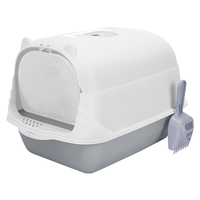 疯狂的主人 猫砂盆全封闭式特大号猫厕所防外溅猫沙盆成猫猫屎盆猫咪用品