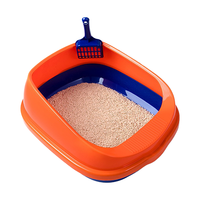 疯狂的主人 猫砂盆特大号半封闭式猫厕所防外溅猫沙盆幼成猫屎