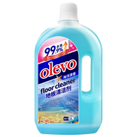 olevo 地板清洁剂拖地瓷砖清洁剂 去污杀菌透亮清洁液 海洋清香1L/