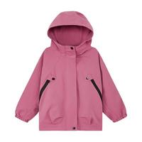 左西童装女童冲锋外套三合一春秋款2025儿童秋装树莓户外衣服