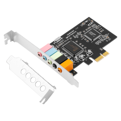 魔羯 台式机PCIE 5.1声道环绕立体声 6声道声卡 MC2206