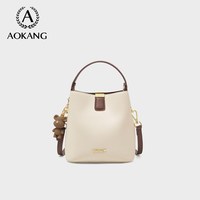 移动端：奥康 包包2023女包大容量斜挎包新年水桶包真皮手提通勤包