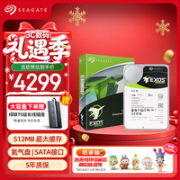 希捷 企业级硬盘 16TB 512MB 7200转 CMR垂直 SATA 希捷银河Exos X24系列 ST16000NM002H