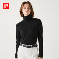 移动专享：优衣库 女装 HEATTECH摇粒绒两翻领套头衫 470142