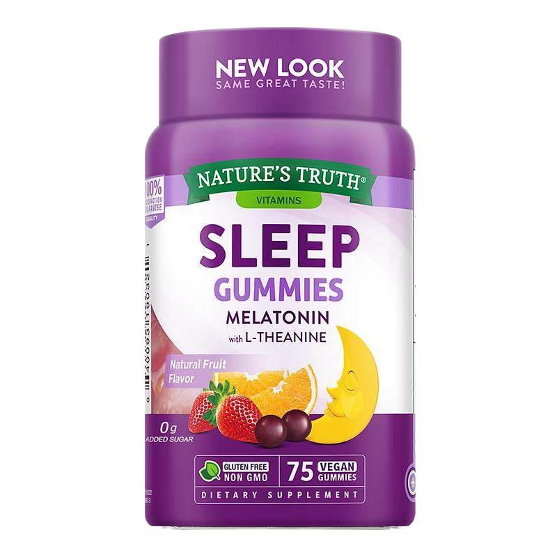 自然之珍褪黑素软糖退黑素安助眠睡眠片闪睡片sleepwell退褐素