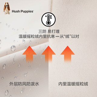 暇步士童装男童加绒风衣秋冬大童三防保暖连帽儿童工装厚外套