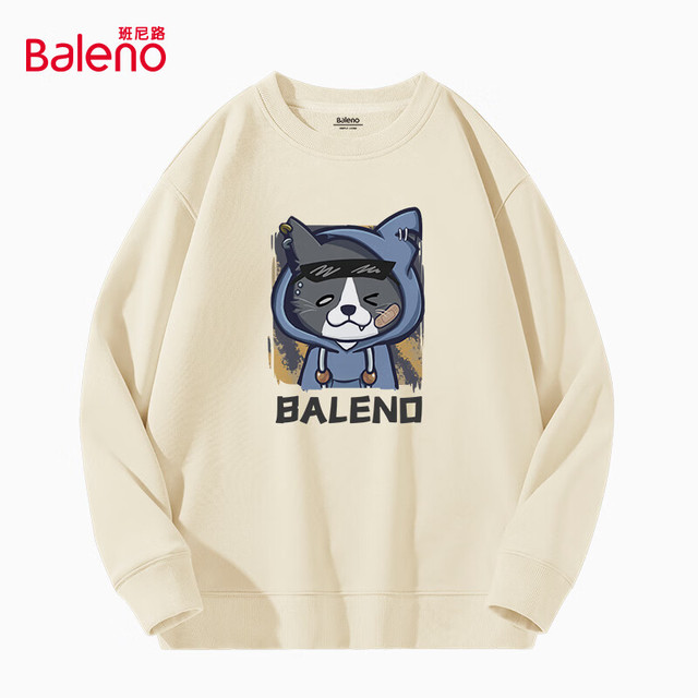 班尼路 保暖卫衣 280g 重磅 潮牌外套