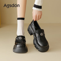  Agsdon/奥古狮登 厚底 女士乐福鞋