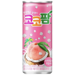 水蜜桃味椰肉果冻饮料 240ml*30罐/箱 韩国进口
