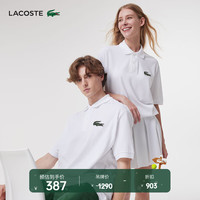 LACOSTE 法国鳄鱼款L.12.12系列80年代复古鳄鱼徽标宽松Polo衫|PH3922 001/白色 M /175