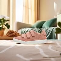 Clarks 早秋女鞋舒适百搭休闲运动鞋轻便耐磨圆头魔术贴板鞋女休闲鞋