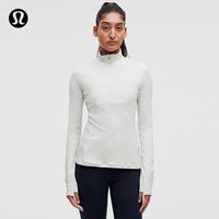 lululemon 丨It's Rulu 女士跑步半拉链衫 LW3IMNS 蒸汽灰 S
