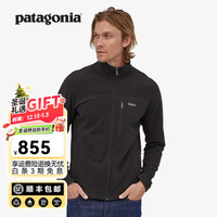 Patagonia 男士秋冬立领夹克保暖抓绒衣 Micro D 26171 BLK-黑色 L