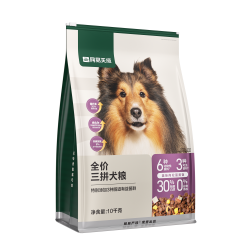网易天成 冻干三拼犬粮幼犬成犬狗粮40斤装