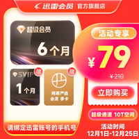 迅雷 超级会员7月卡