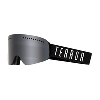 TERROR 磁吸雪镜滑雪眼镜男女柱面滑雪镜双层防雾护目镜卡近视滑雪装备 光谱粉黑-送增光镜片