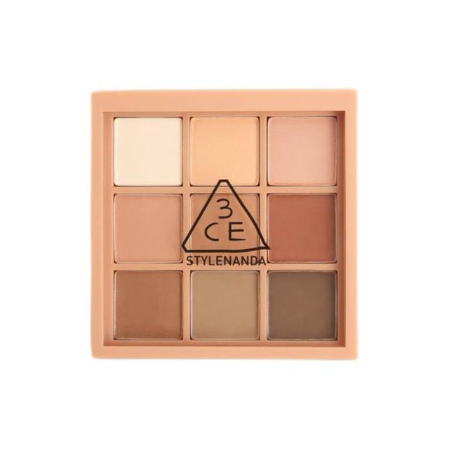 3CE 韩国原装进口九色纷呈眼影盘 #SMOOTHER玫瑰柔情 8.1g 礼盒装