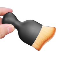 洁比世汽车内饰清洁毛刷车载软毛刷空调出风口刷子除尘刷扫灰毛刷2个装