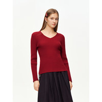 独束 女装复古纽花斗篷可拆卸针织套装早春叠穿两件套