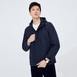 navigare 意大利小帆船深蓝色棉服外套男冬季休闲夹克保暖棉衣