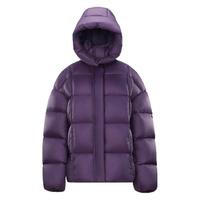 骆驼 CAMEL女装紫色羽绒服加厚冬季2025保暖防寒面包服羽绒外套