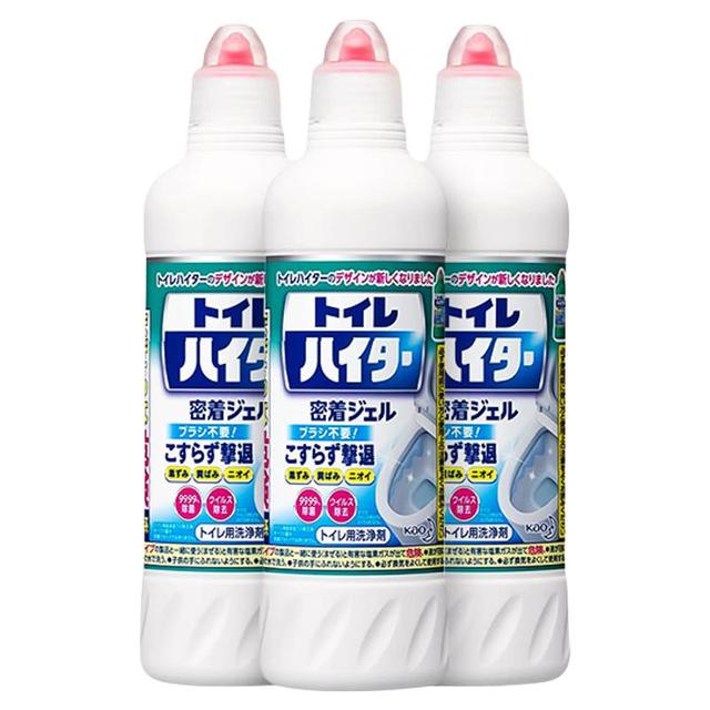 花王 日本进口花王kao马桶清洁剂洁厕灵洁厕液去污垢除异味免刷洗500ml 日本花王洁厕灵500ml3瓶装