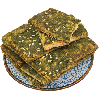 老香斋 苔条饼上海特产香酥海苔饼干传统咸味糕点休闲健康零食品小吃 苔条饼+苔条梗各200g