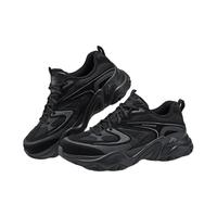 斯凯奇（Skechers）男鞋舒适休闲低帮鞋透气时尚百搭运动232492 全黑色/BBK 39.5