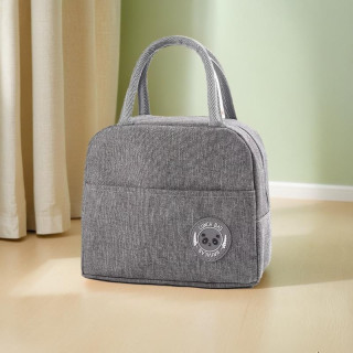 手提便当包  颜色随机 午餐饭盒包*1个