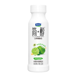 君乐宝 简醇 0蔗糖青柠油柑爆珠230g*8瓶低温酸奶生鲜源头直发包邮