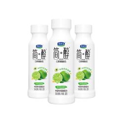 君乐宝 简醇 0蔗糖青柠油柑爆珠230g*8瓶低温酸奶生鲜源头直发包邮