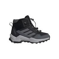 adidas AX4R MID SL中帮户外运动鞋男小童儿童新款阿迪达斯TERREX 黑色/深灰/淡灰
