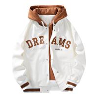 NASA STUSY美式复古2025秋冬装男款假两件工装夹克高级感外套