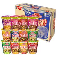 日清食品日清合味道杯面方便面整箱中杯开杯乐海鲜组合混搭泡面桶装速食 整箱-海鲜风味12桶