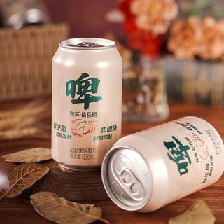 秋林格瓦斯饮料啤酒风味格瓦斯饮料330ml*6罐非酒精