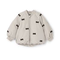 PETIT MAIN 日本直邮Petit Main Chibi 缎带绗缝外套