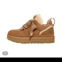 移动专享、移动端：UGG 平底圆头女士明星同款舒适双色系带时尚低帮休闲鞋1144032-CHE