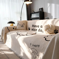 钟爱一生 毛绒沙发巾 180*130cm 雪尼尔沙发巾（毛绒泰迪）