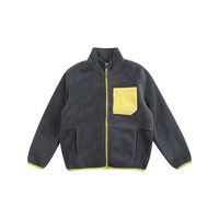 纯一良品 男童加绒外套2025秋冬保暖厚绒户外运动衣撞色时尚